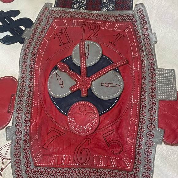 Vinatge And Rare 90’s Leather Pelle Pelle/Marc Buchanan “Time Is Money” Jacket. - Picture 6 of 16